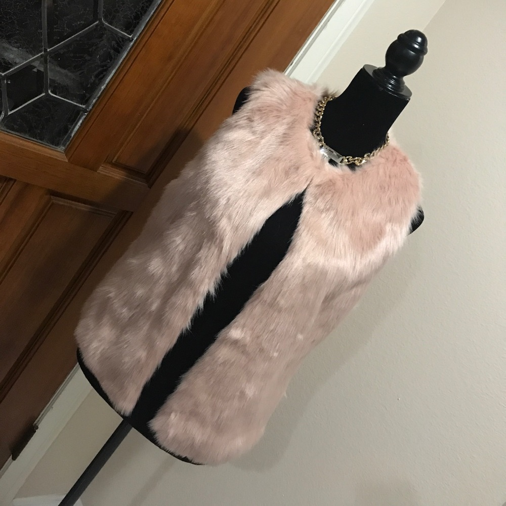 Pink Fur vest