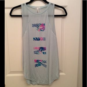 Victoria's Secret pink super soft mesh tank