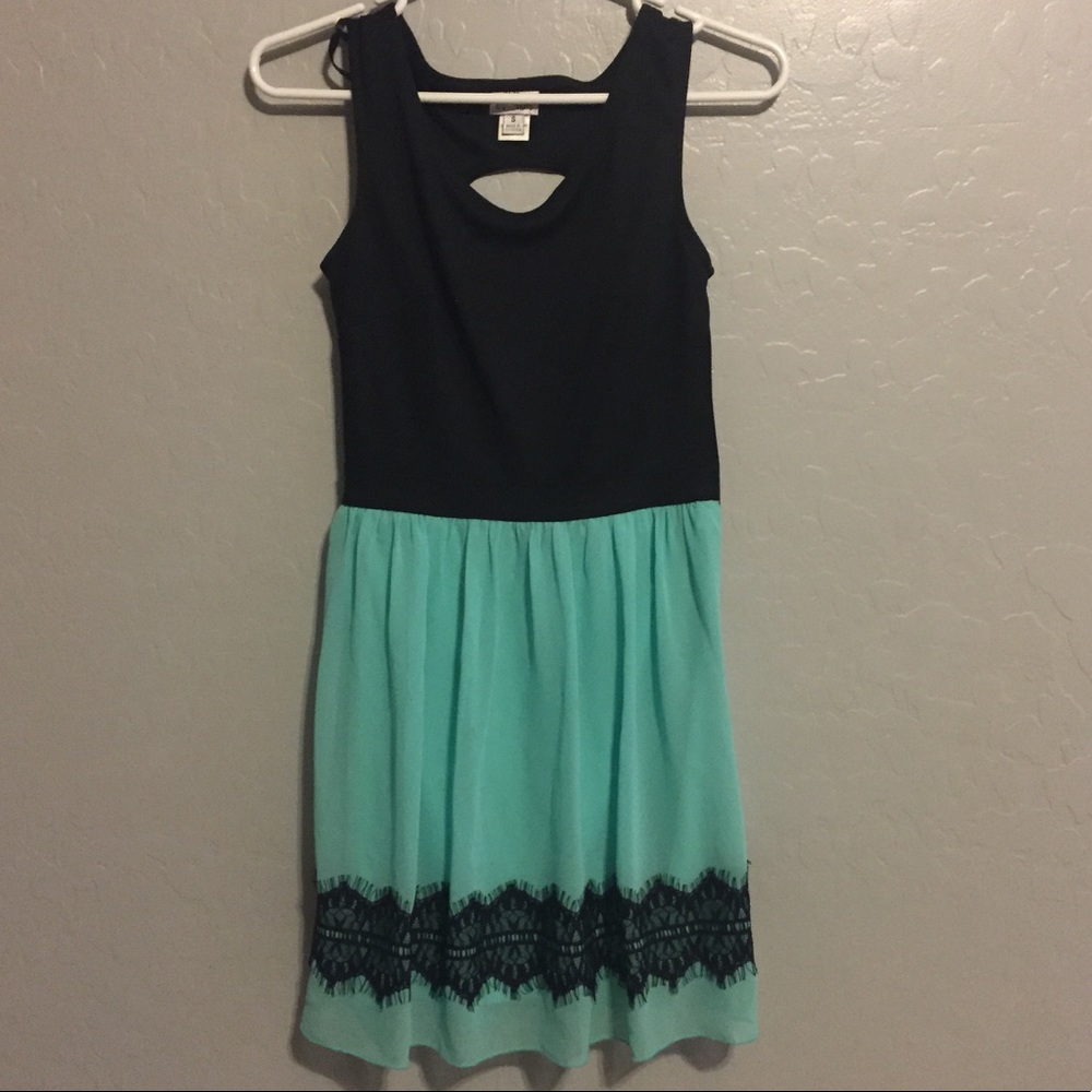 Black cocktail dress
