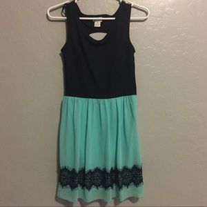 Black cocktail dress