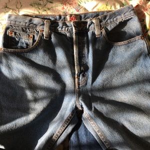 Levi's light blue jeans