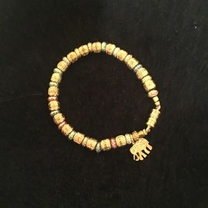 Arabic inspired gold bracelet