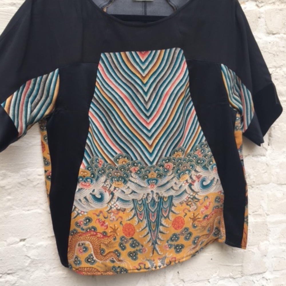 Dries Van Noten beautiful print top