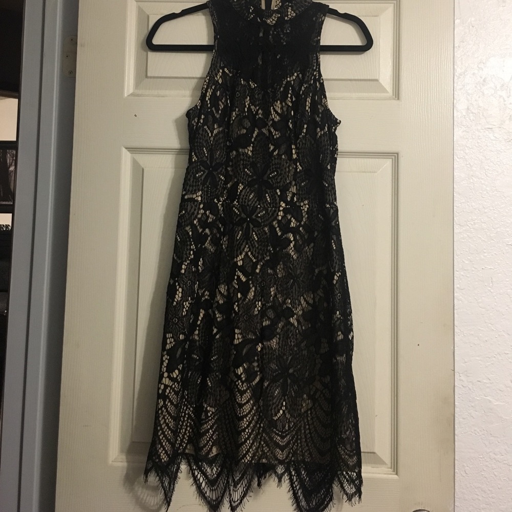 Xhilaration Black Lace Dress