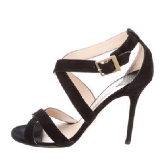 Jimmy Choo Shoes - Jimmy Choo Black Suede Heels