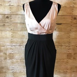 H&M Cocktail Dress. Black & Champagne. Size 8