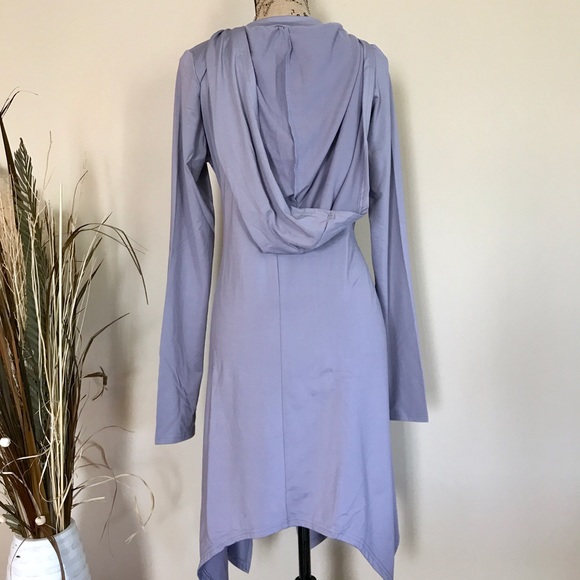 Last 2! Lilac hooded tunic top - Picture 6 of 6
