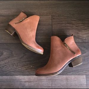 Lucky Brand Leather Booties