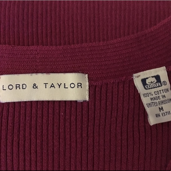 Lord & Taylor Sleeveless V-Neck Sweater Shell - Picture 6 of 7