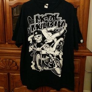Metal Mulisha Mens skull shirt