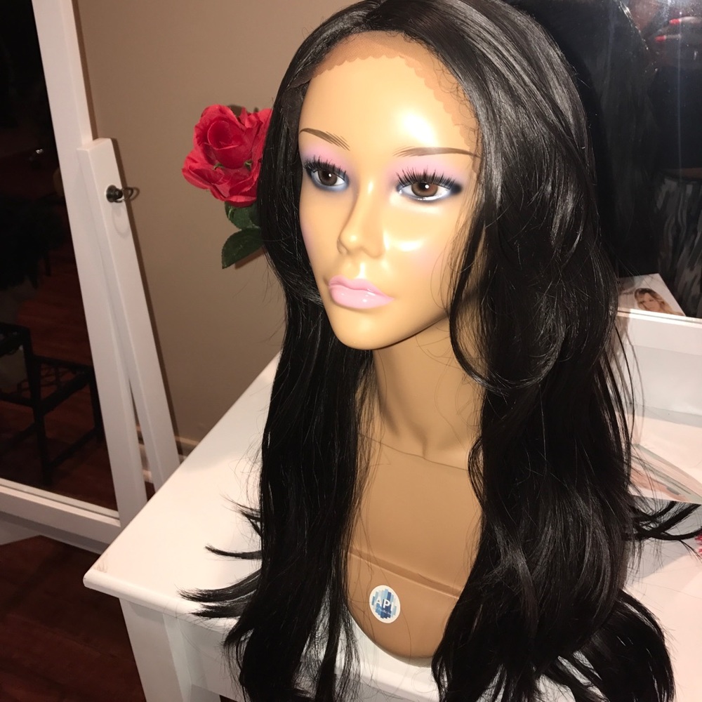 Invisible part lacefront wig