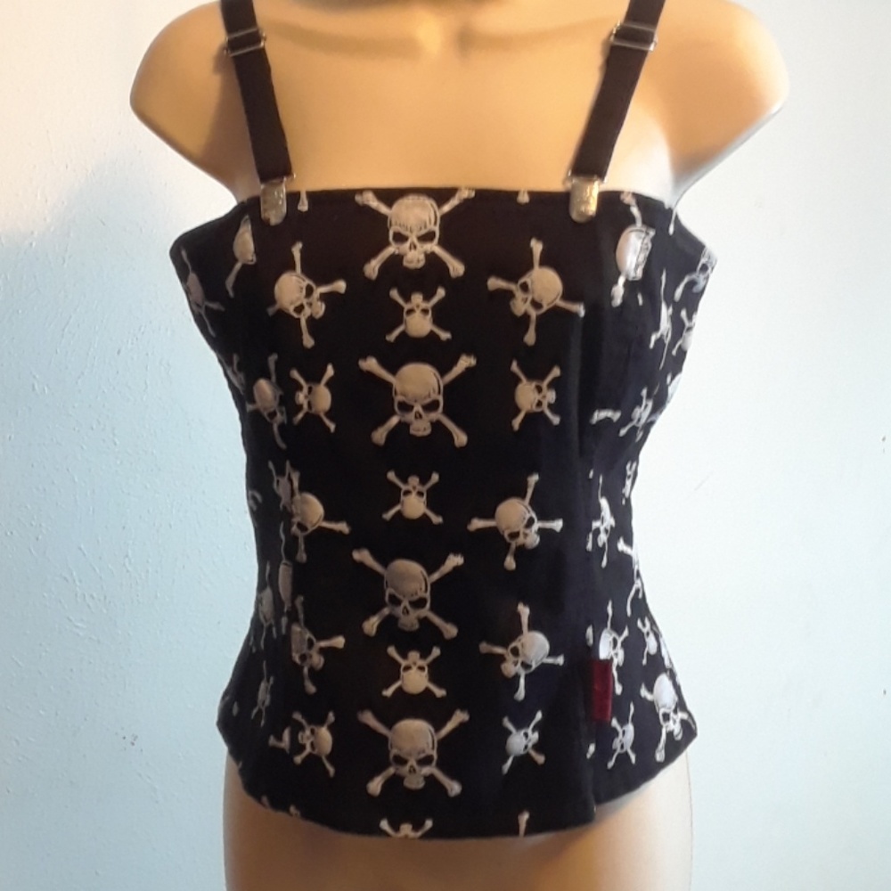 Tripp skull bustier size S