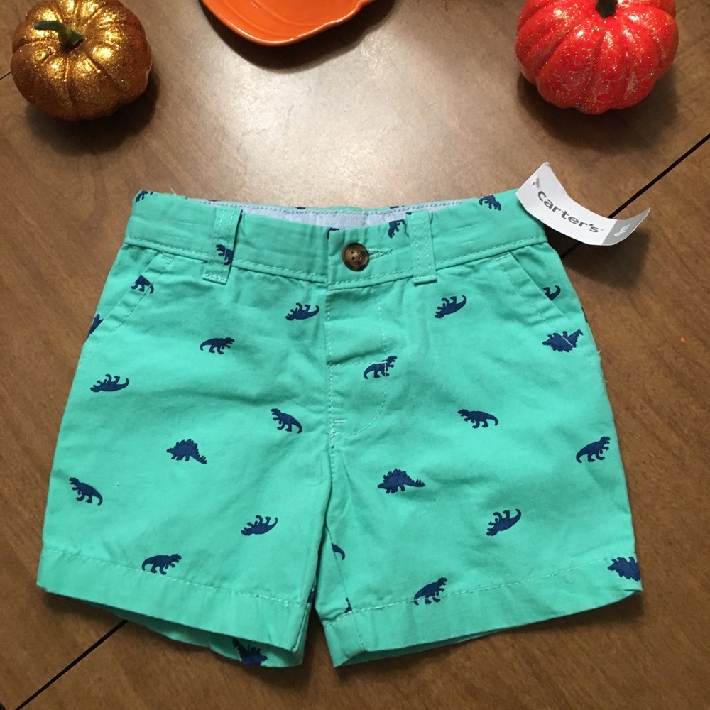 Carter's baby boy dinosaur shorts