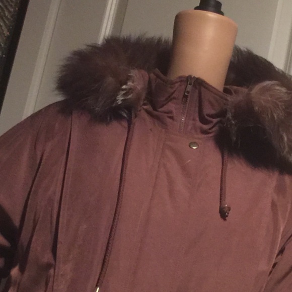 Down & fox fur coat - Picture 2 of 7