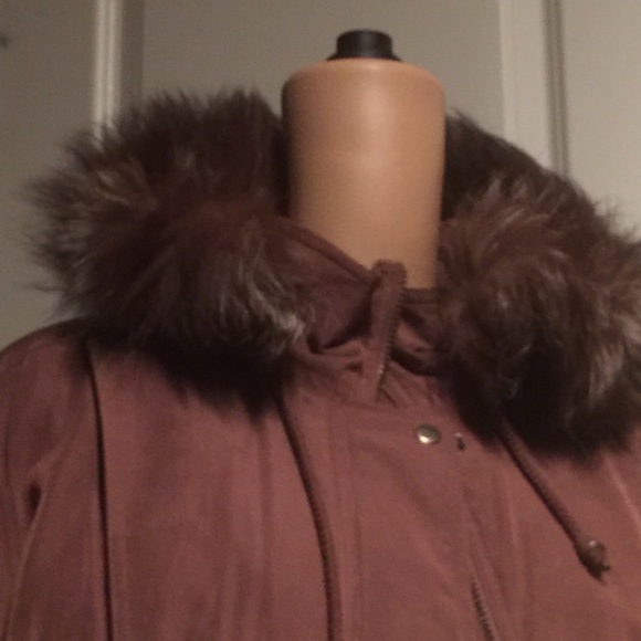 Down & fox fur coat - Picture 5 of 7