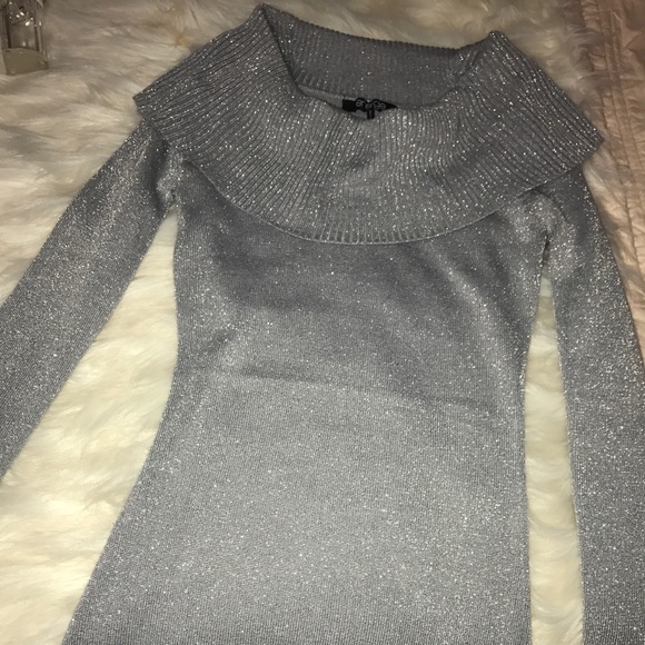 Tight Silver Sparkly Dress - Picture 1 of 2