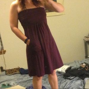 Susan Monaco strapless dress with pockets