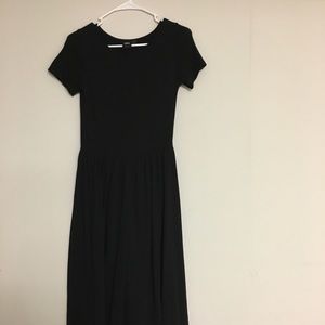 Black asos dress