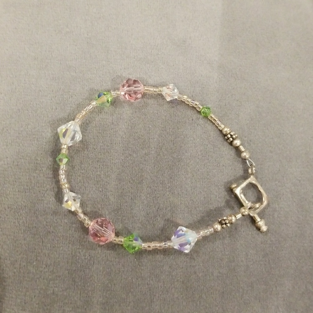 Delicate crystal bracelet