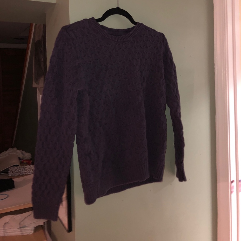 Croft&Barrow M Purple Sweater