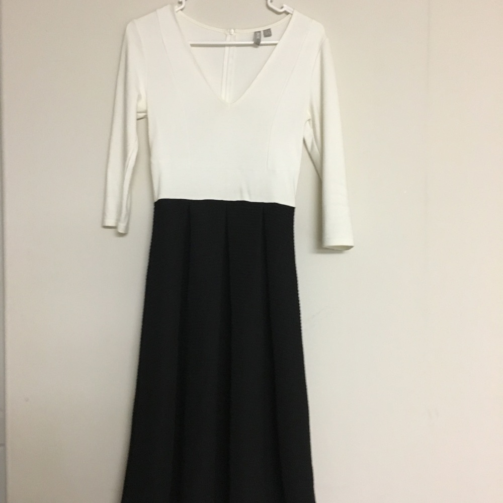 Black and white dress