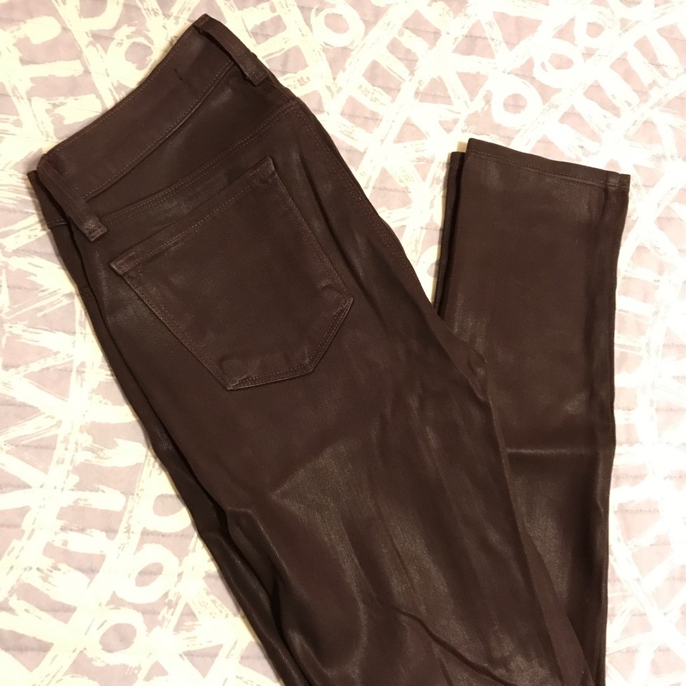 J Brand Coated Indigo Jean! NWOT! Super skinny