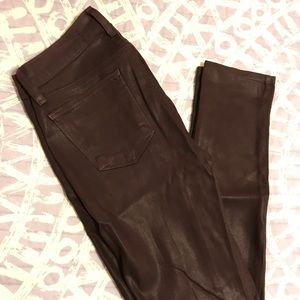 J Brand Coated Indigo Jean! NWOT! Super skinny