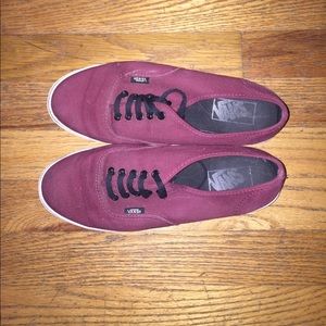 Maroon Vans