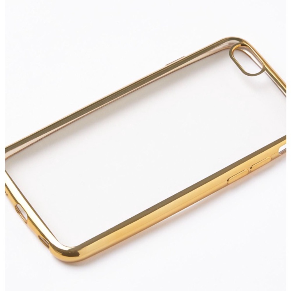 Clear Gold Phone Case iPhone 6