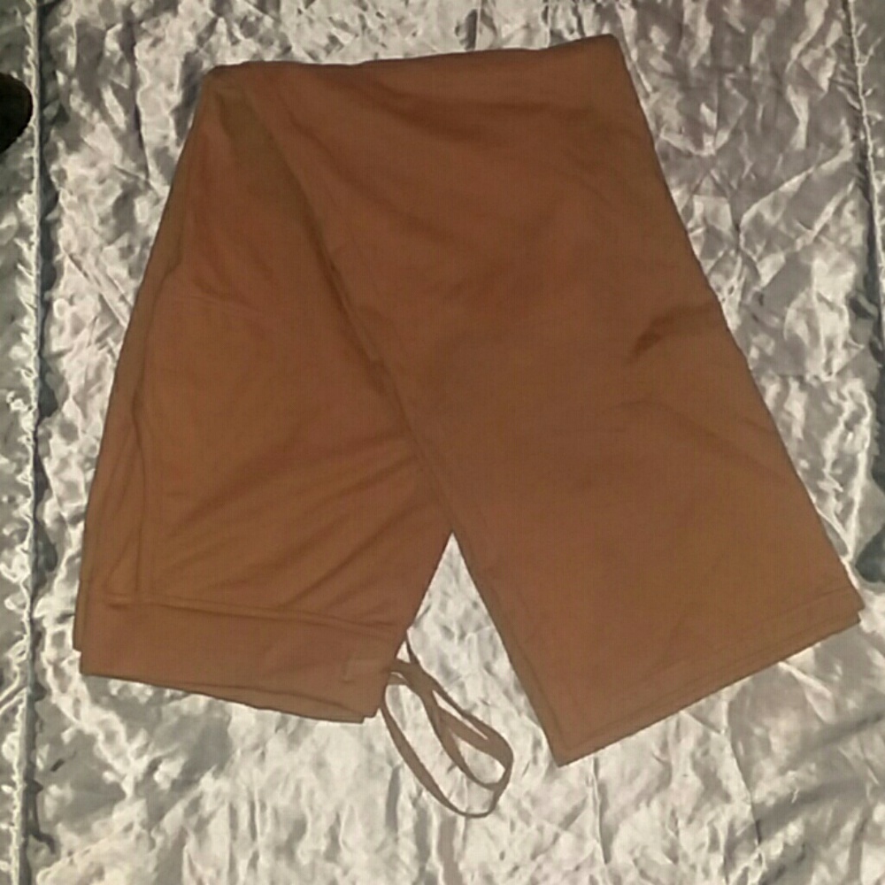 Suede pants