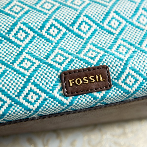 Fossil Blue Jenna Tote. - Picture 3 of 6
