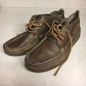 SPERRY HIGH TOP CHUKKAS BROWN SIZE 12 SHOES