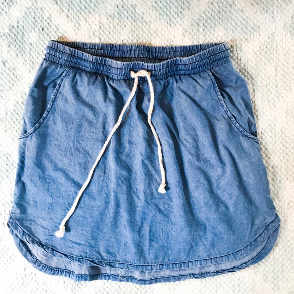 Forever 21 Chambray Skirt