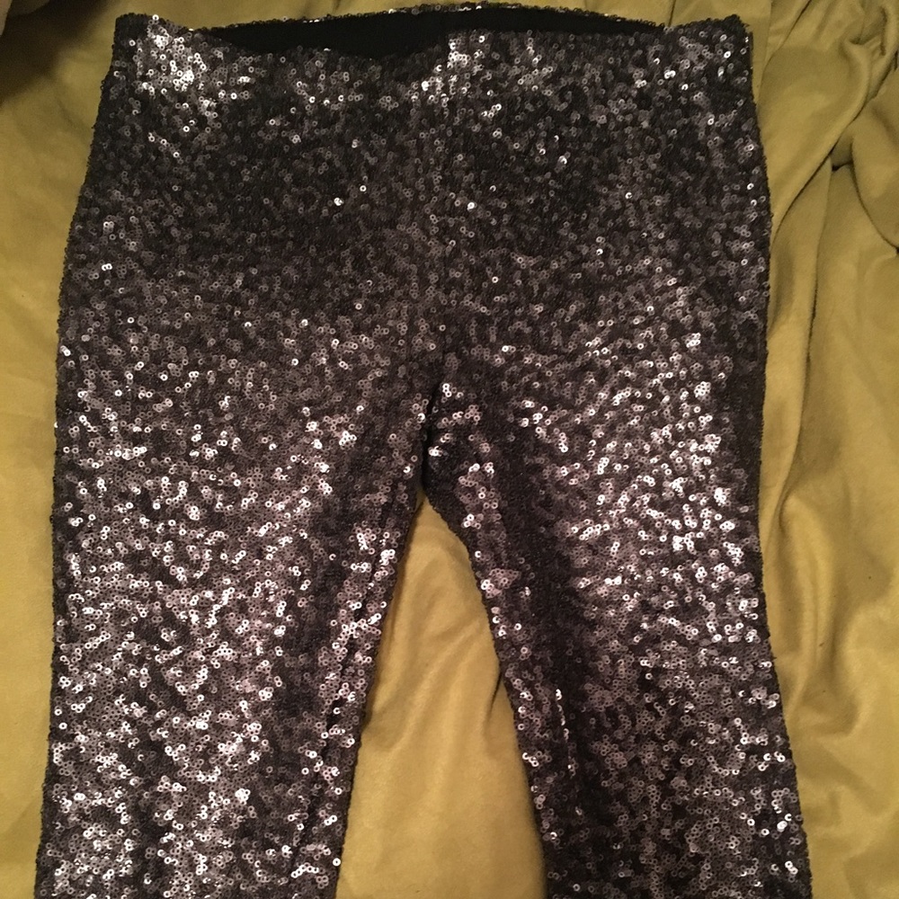 NASTYGAL NWOT High Waisted Sequin Pants ✨