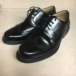 BRAND NEW BLACK WINGTIP DRESS SHOES