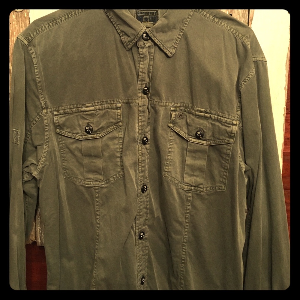 Men's Converse One Star shirt - size L