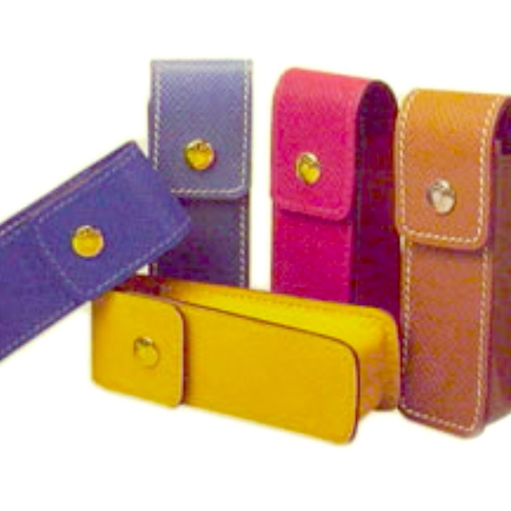 100%Hermes "CHESTNUT"Gum/Lipstick/Flash