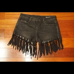 Fringe shorts