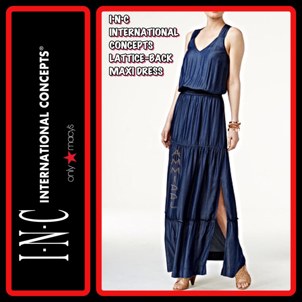 🆕LATTICE-BACK MAXI DRESS