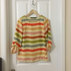 Outback Red silk blouse