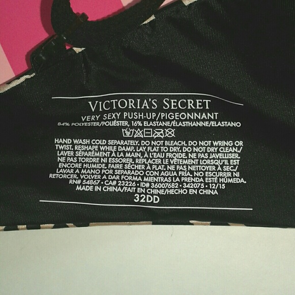 VS 32DD cheetah print push up - Picture 3 of 3