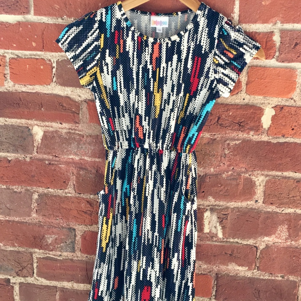 BNWOT Geometric Pattern Mae Dress Kids Size 10