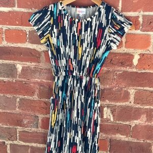 BNWOT Geometric Pattern Mae Dress Kids Size 10