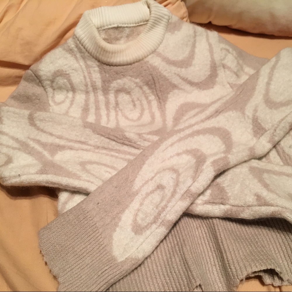 Acne Studios Intarsia Gaze Ps Swirl Sweater