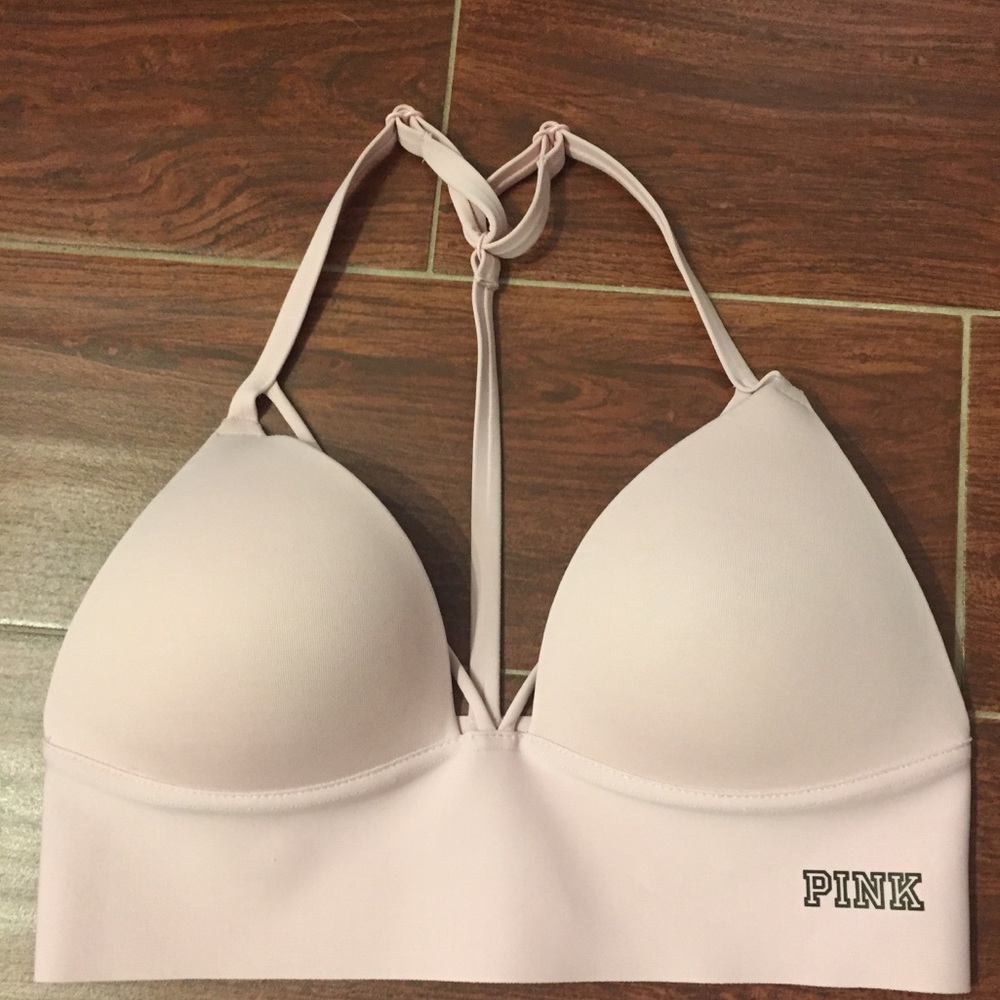 Pink Bonded Triangle Push Up