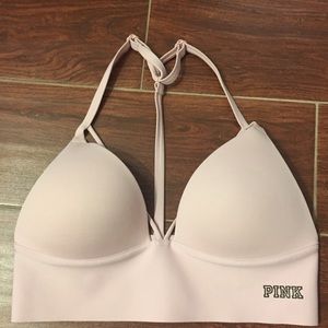 Pink Bonded Triangle Push Up