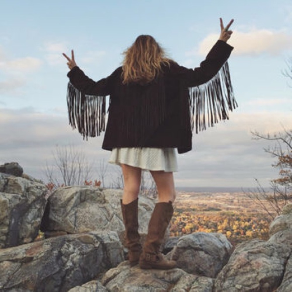 Vintage 70's Fringe Coat