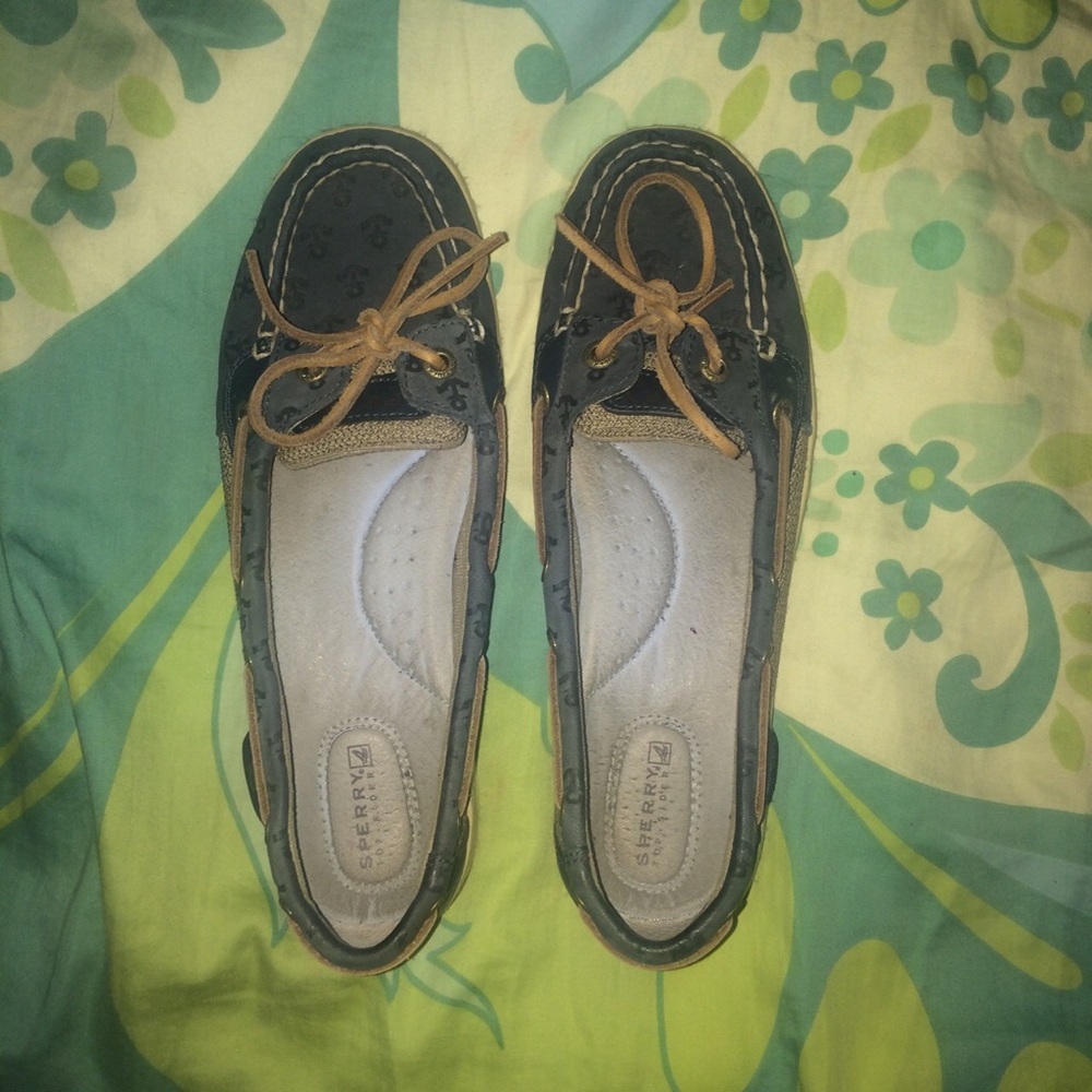 Navy Blue Sperry Topsiders