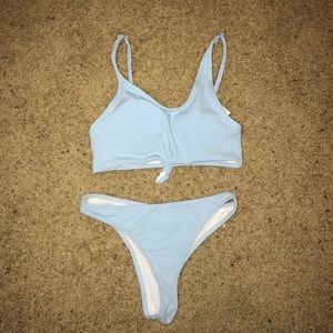 Zaful Blue Bikini