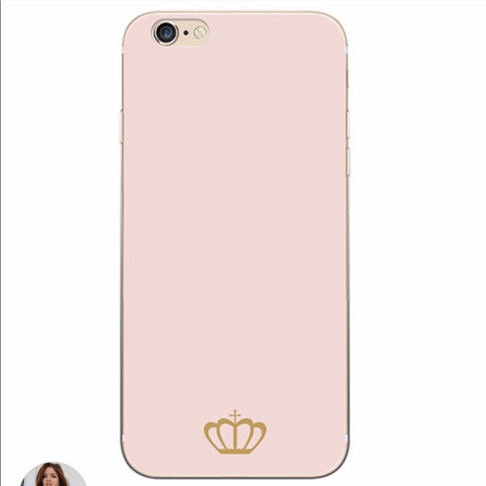 Blush Pink Crown Phone Case
